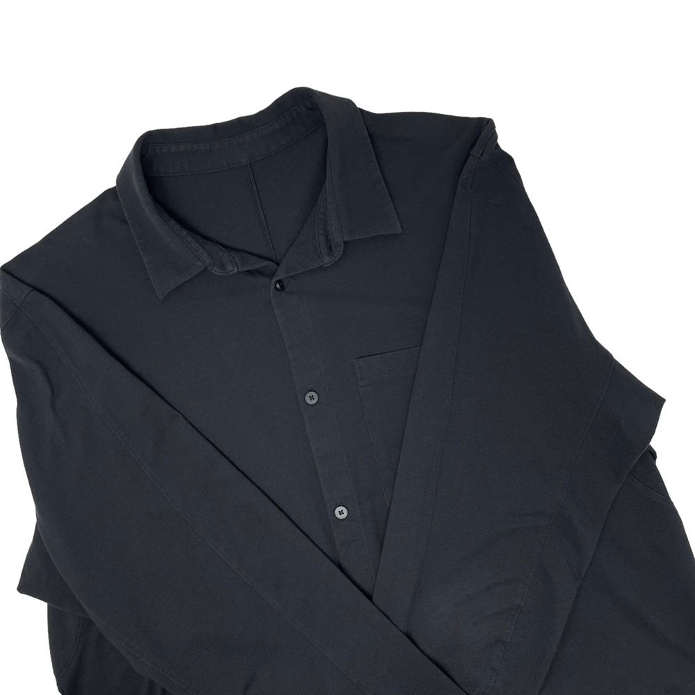 Lululemon Men’s Live in Practice Black Button Up Shirt Size XL? *No Tag*